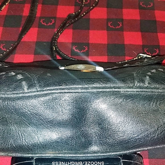 Volcom Small Black Distressed Crossbody Purse Bag - Picture 4 of 9